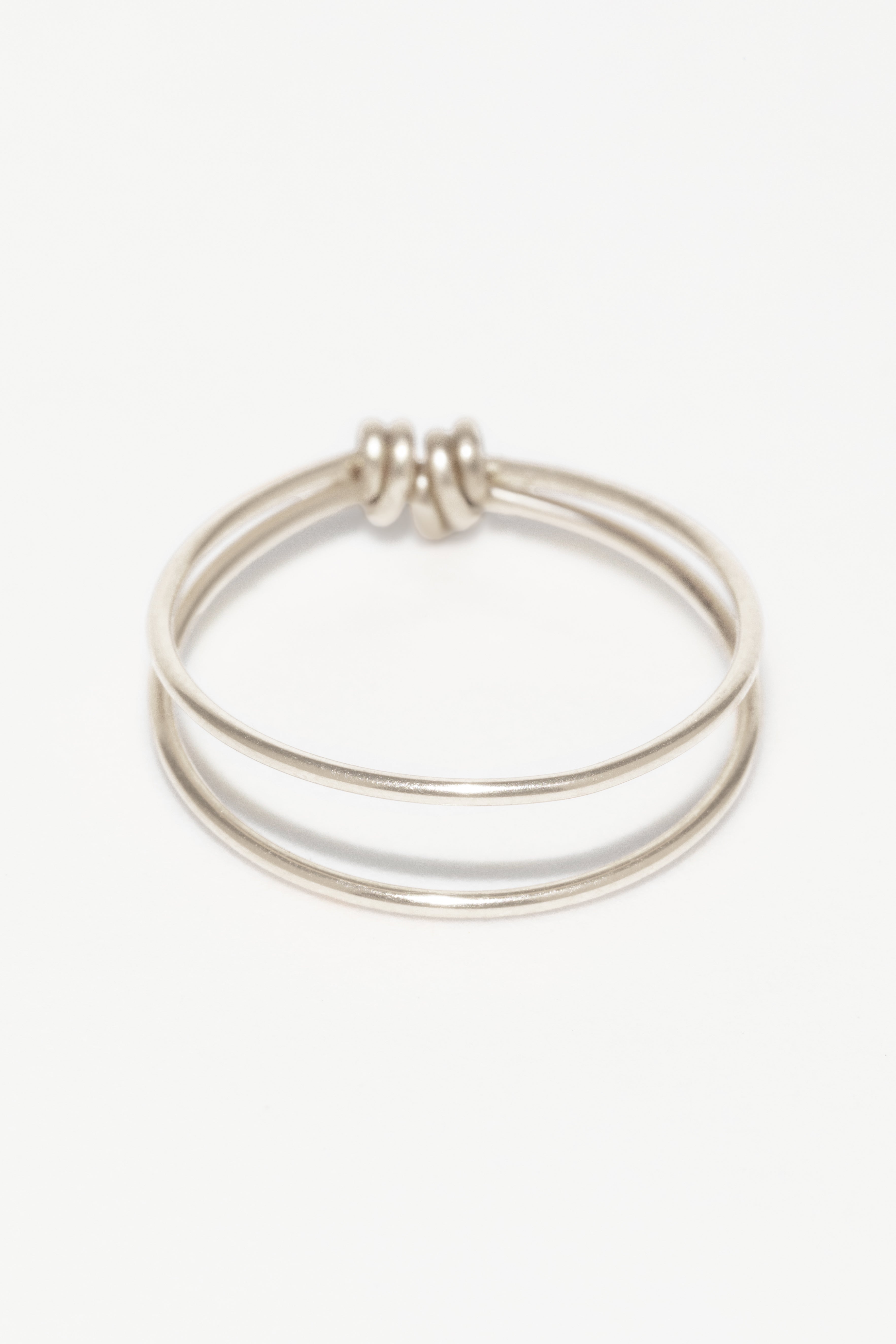 Essential Double Ring - Silver
