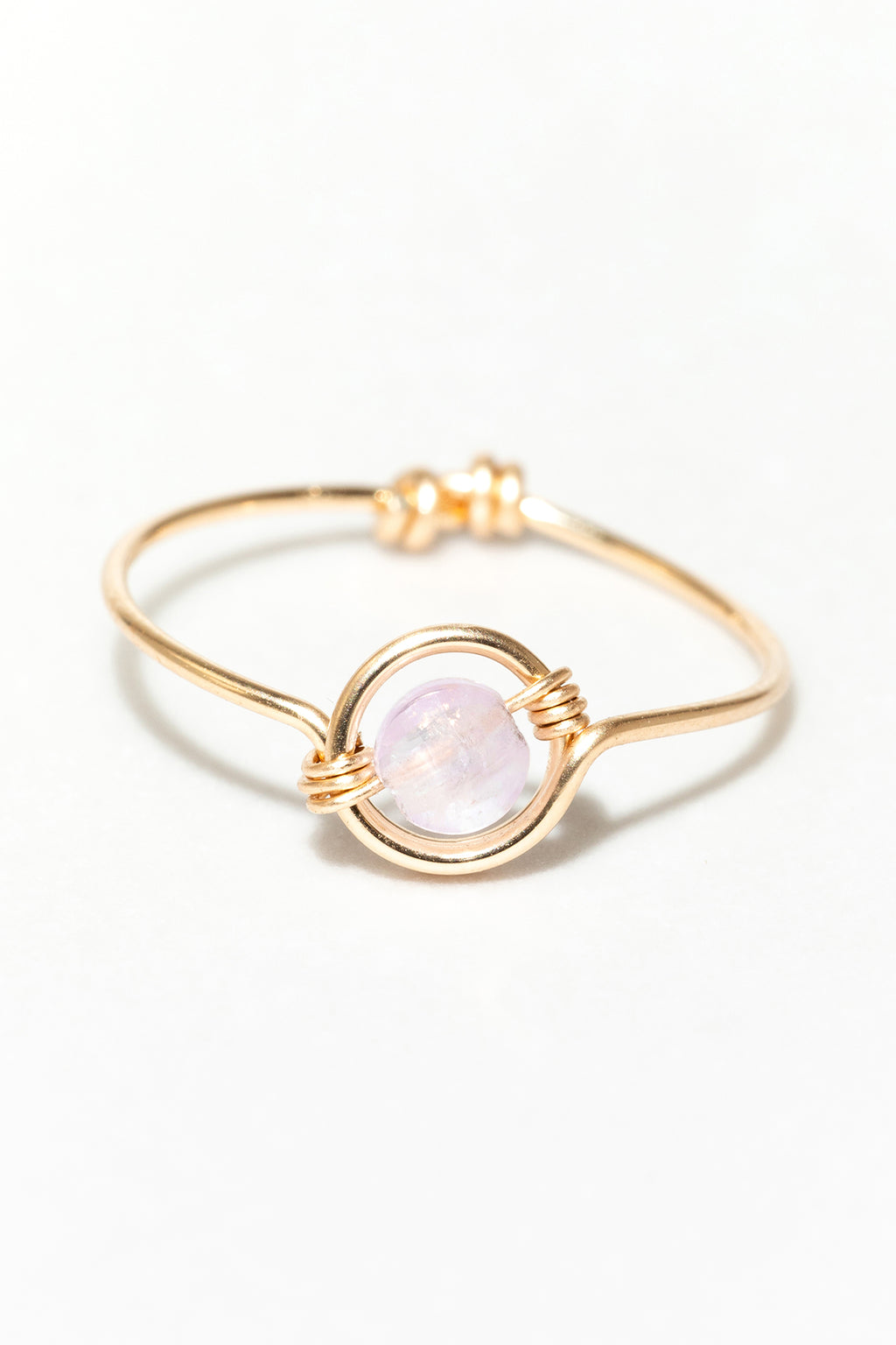 Bague Swan - Jade violet