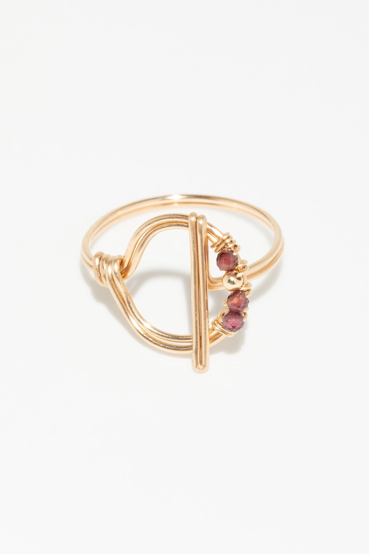 Bague Orée - Grenat