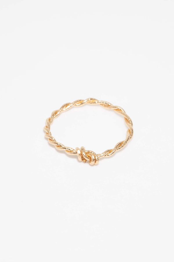 Bague torsade Scintillant
