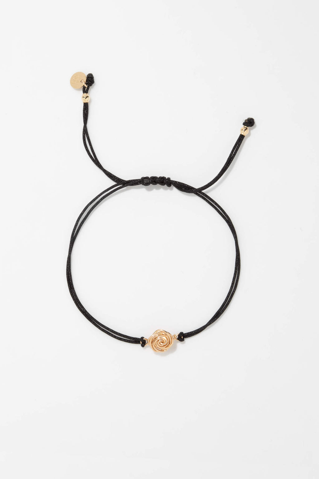 Bracelet cordon Rosa - Noir
