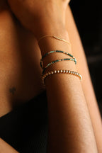 Bracelet Lana Moyennes perles - Or