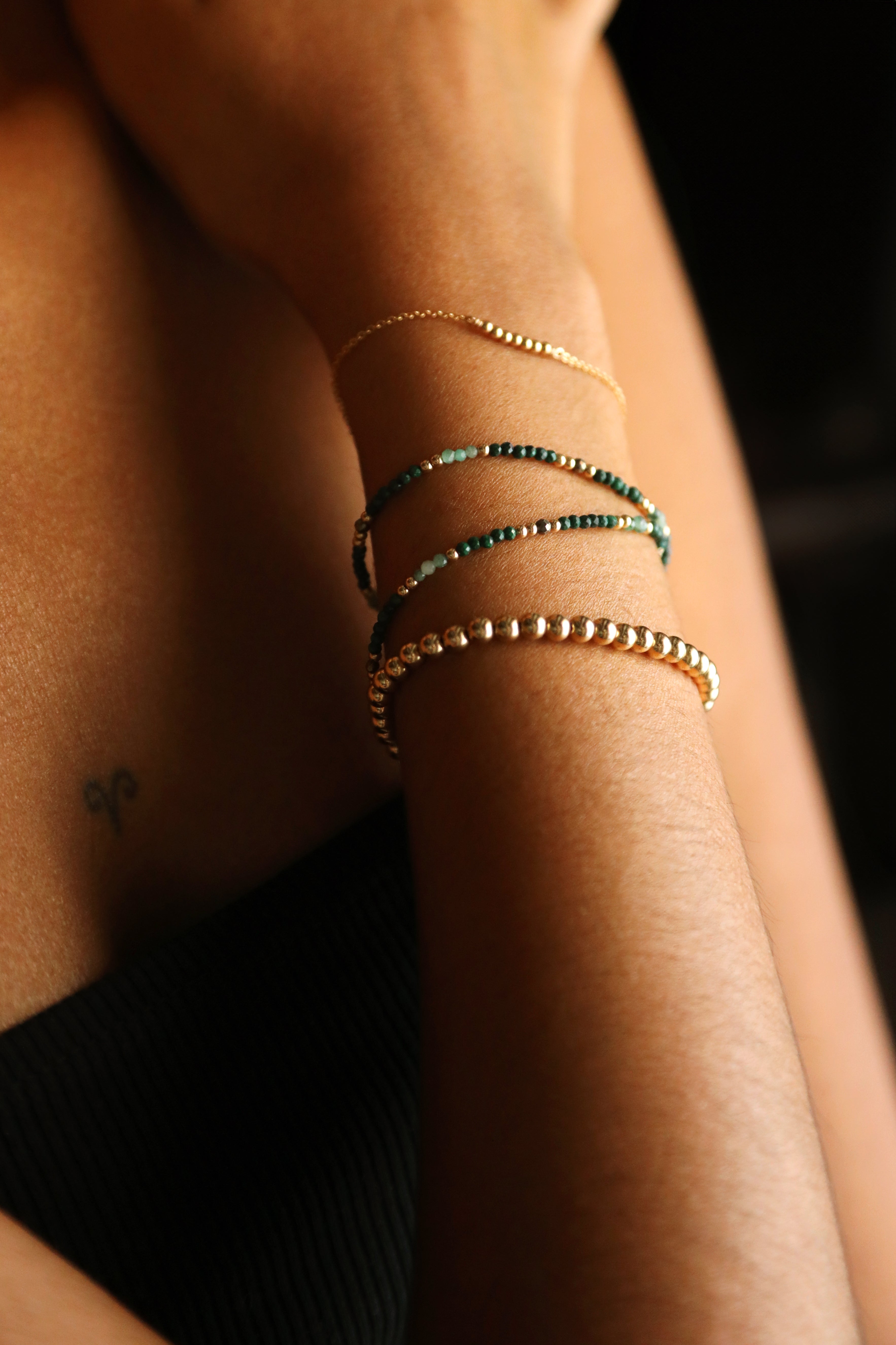 Double Queen Necklace-Bracelet - Mint