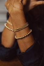 Bracelet Lana Moyennes perles - Or