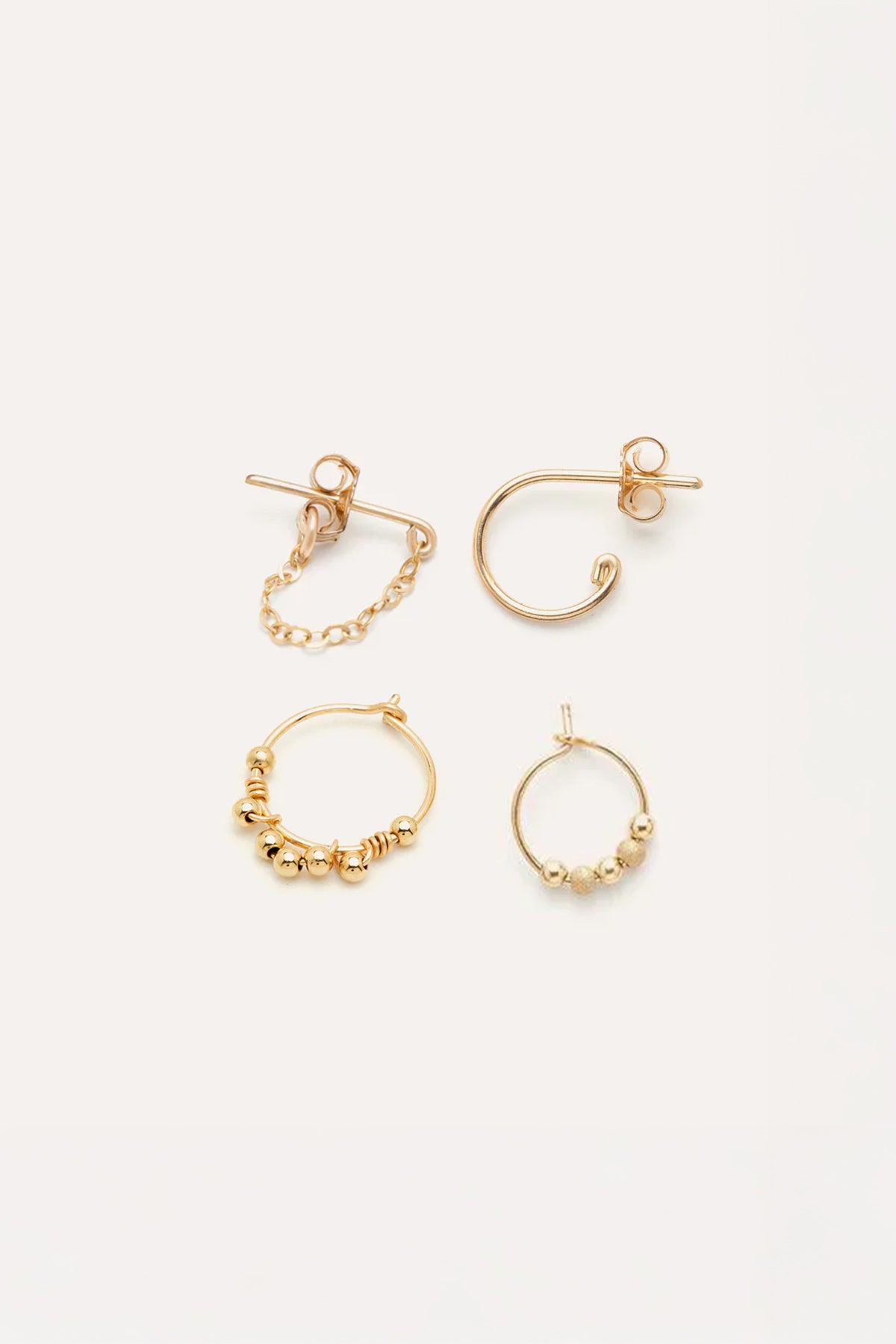 Mini hoop earrings box