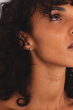 Puces Iris - Or 750‰ - Perle de culture