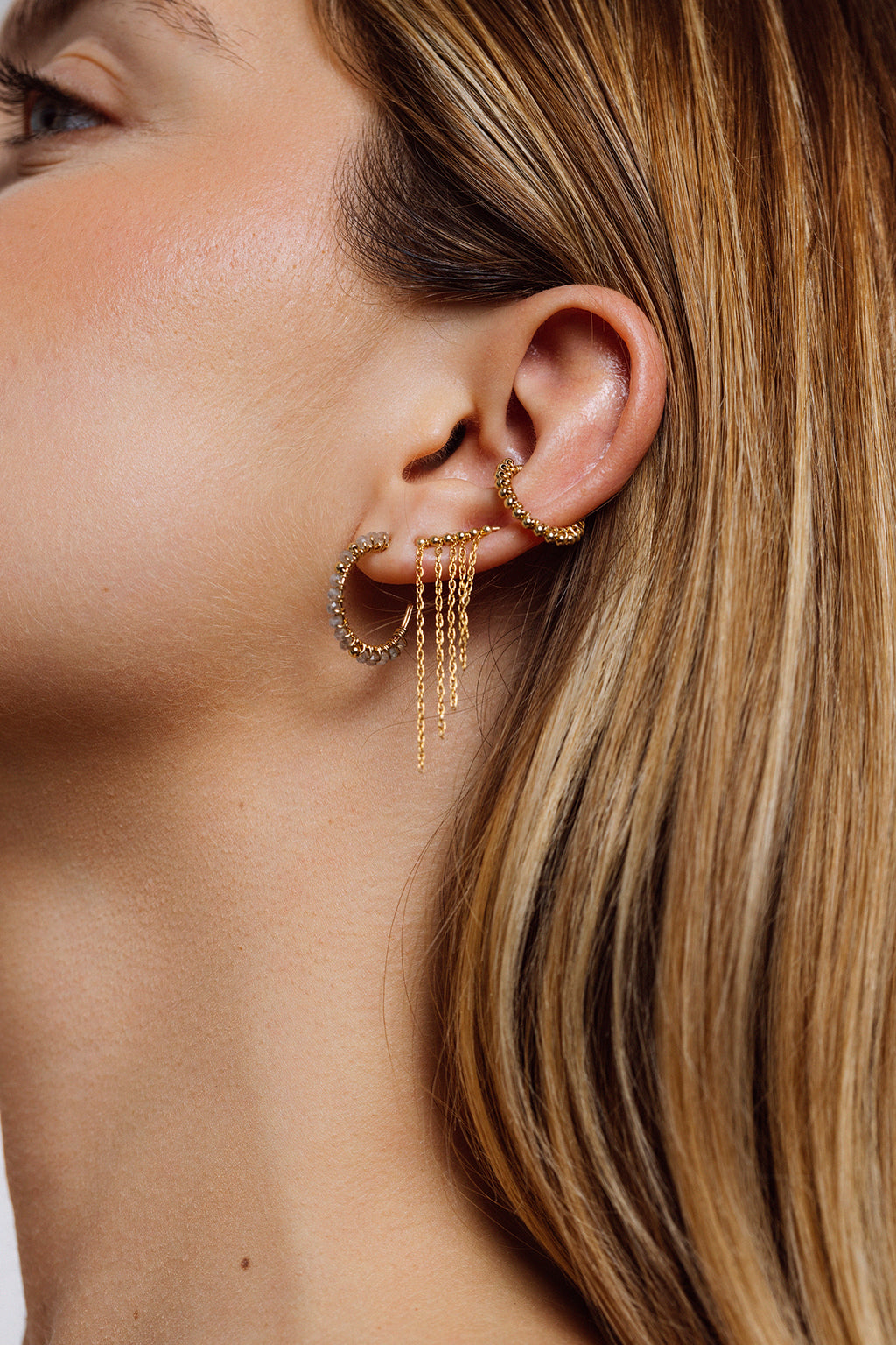 Faux piercing mini Perlé