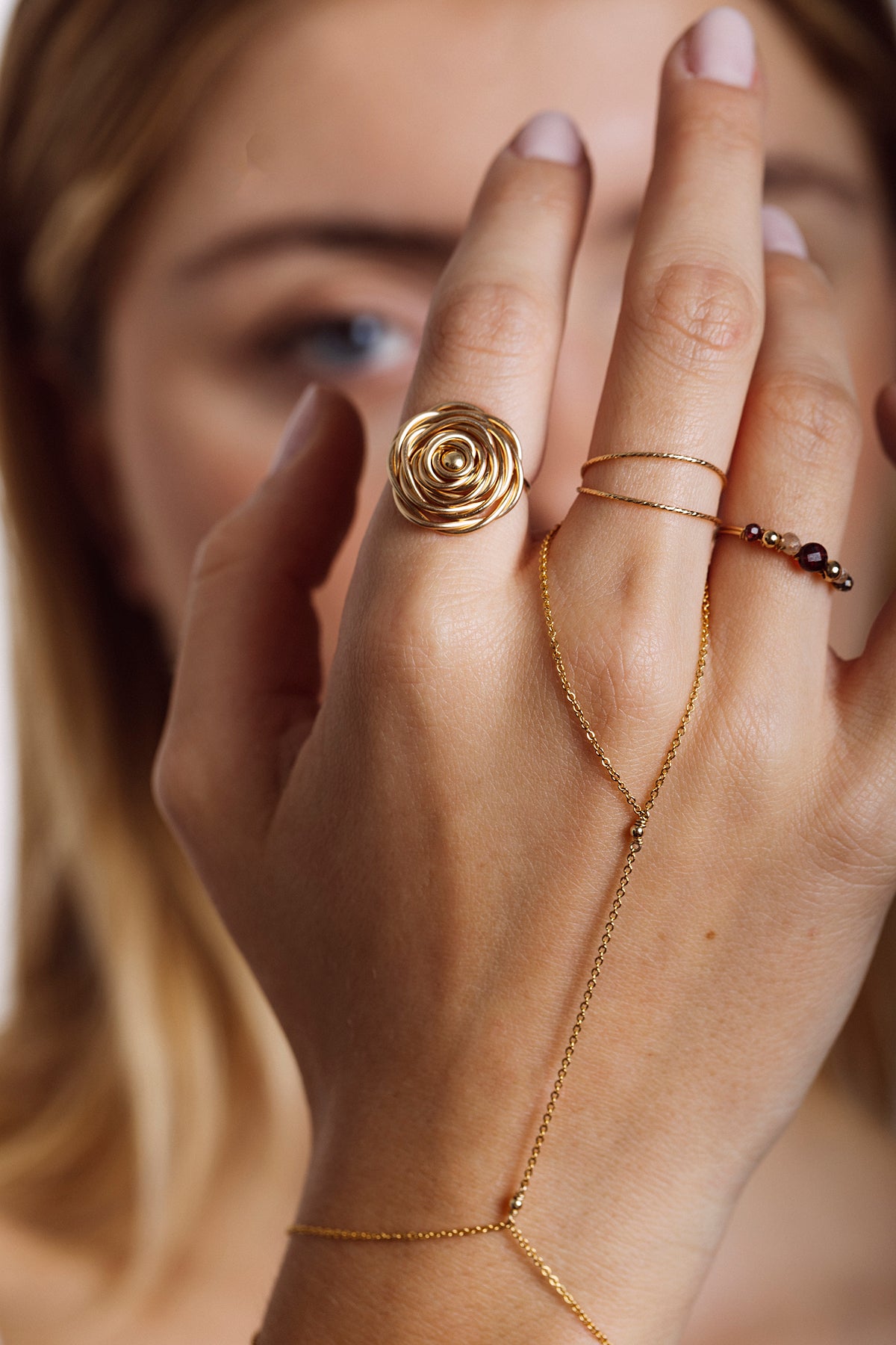 Maxi Rosa Ring - Gold