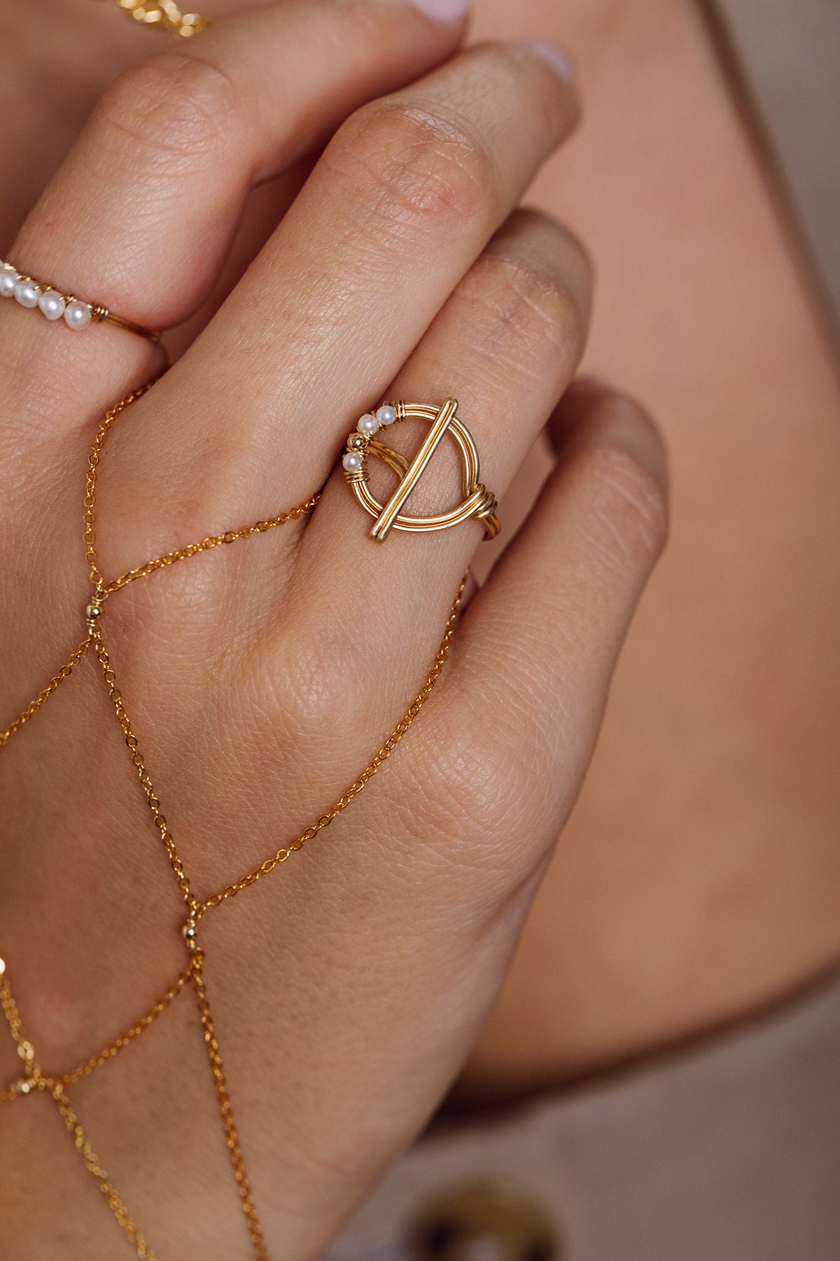 Bague Orée - Perle de culture