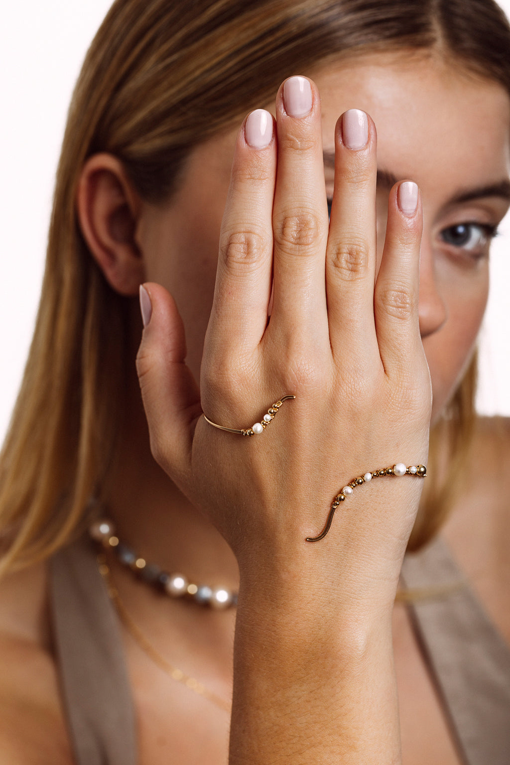 Soléa palm jewel - Cultured pearl