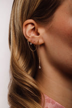 Cléa Earring – 750‰ Gold – White Diamond