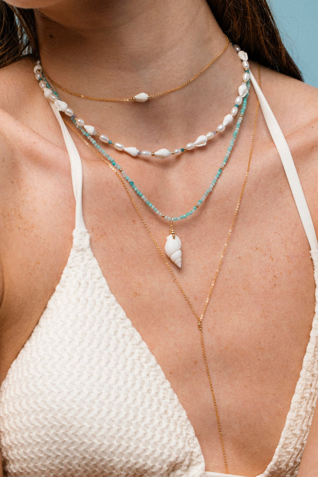 Collier Queen 40cm - Amazonite