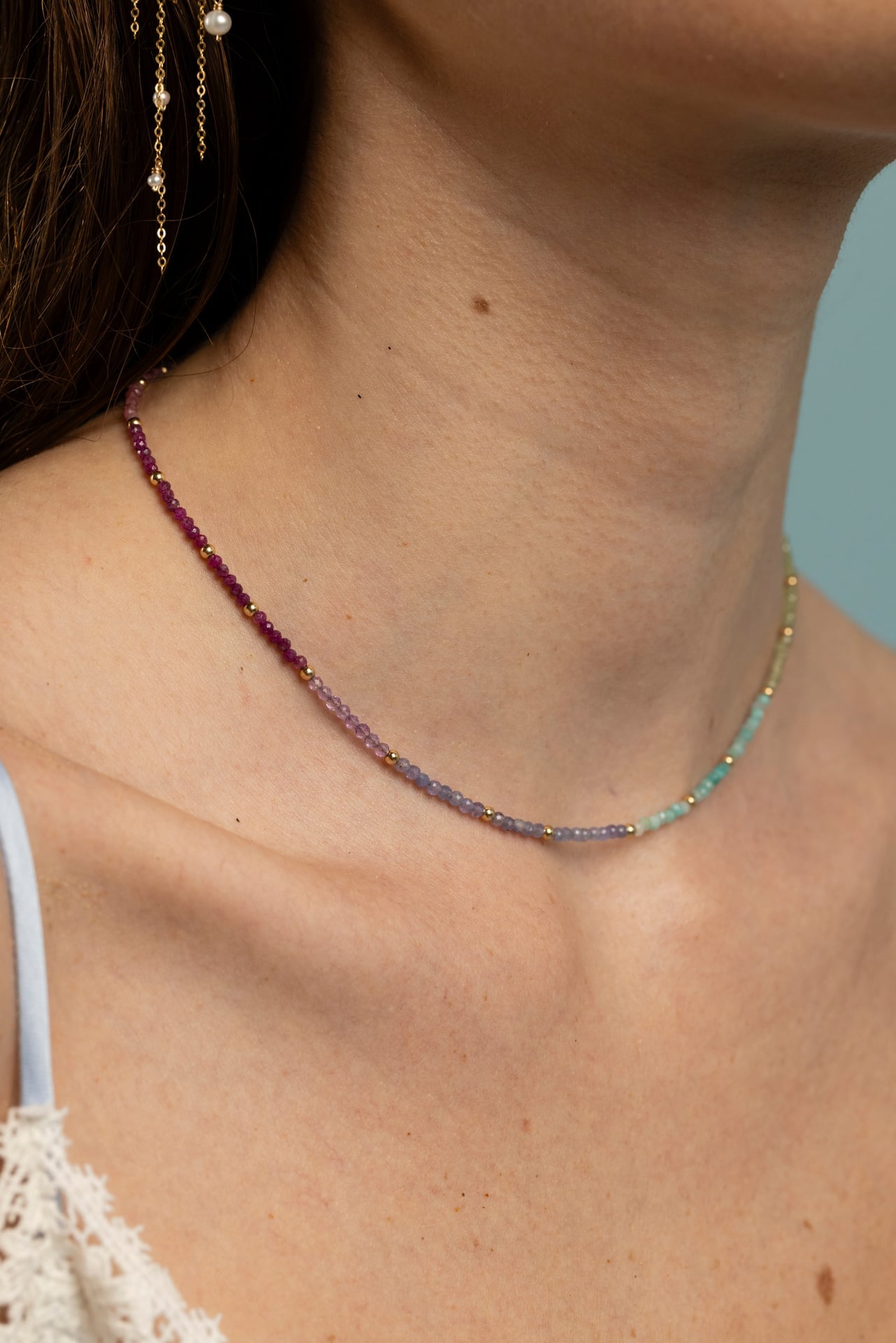 Queen Necklace 40cm - Multicolor
