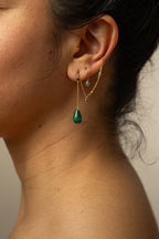 Mini créoles Stella - Aventurine