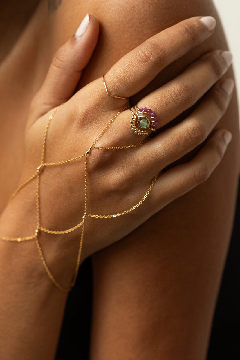 Bague Frida perles