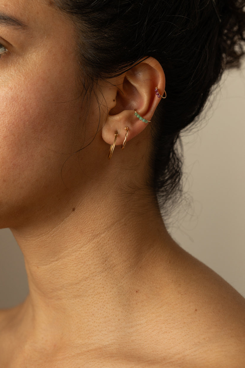 Piercing Diana - Rubis - Or 750‰