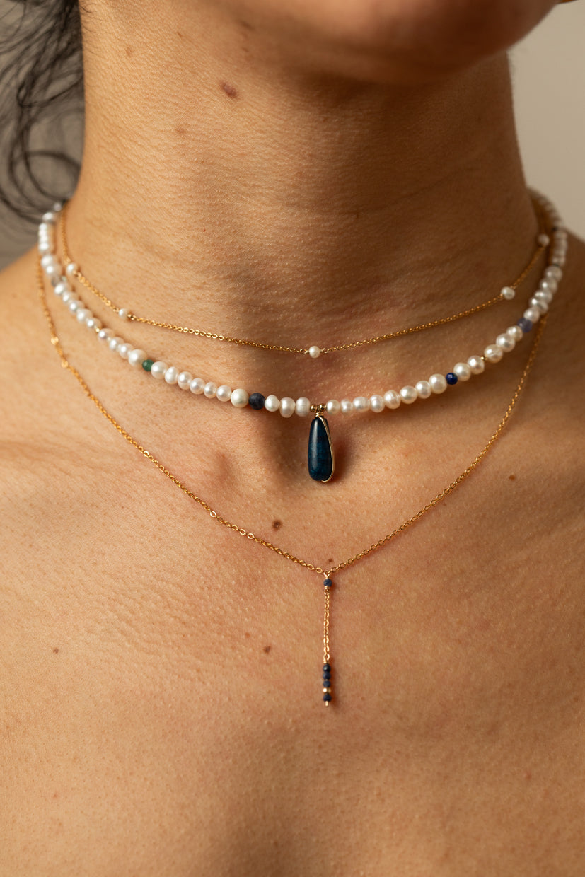 Collier Joumana - Azur