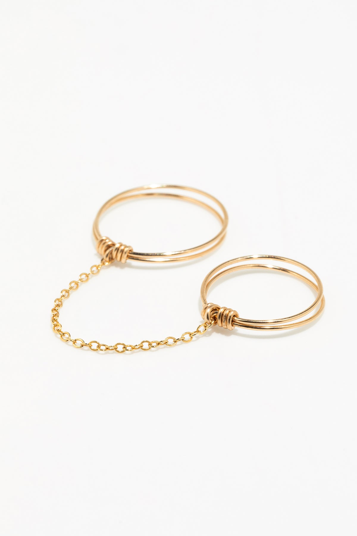 Lot De 2 Bagues Dorées Taille 52 – Occasion – Modèle REF07708J – Idéal Pour Un Style Brillant