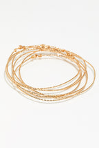 Set of 7 bangles sparkle