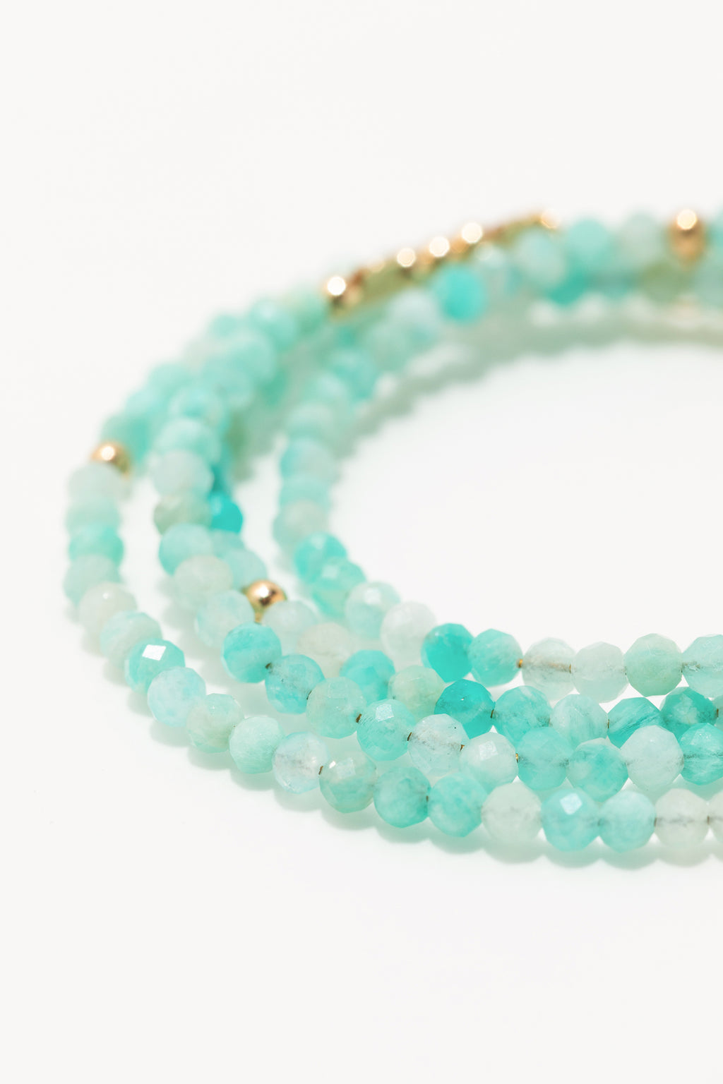 Collier Queen 40cm - Amazonite
