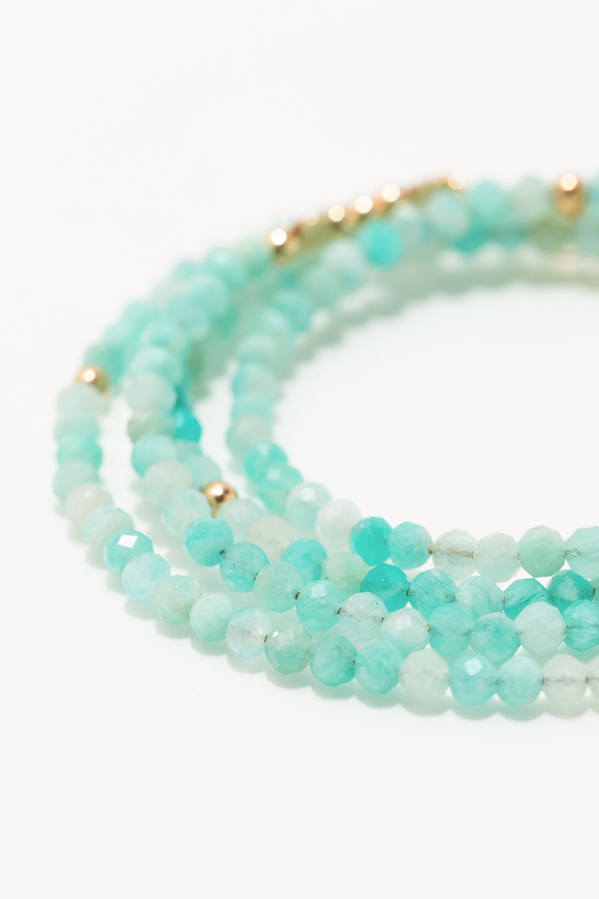 Collier Queen 40cm - Amazonite
