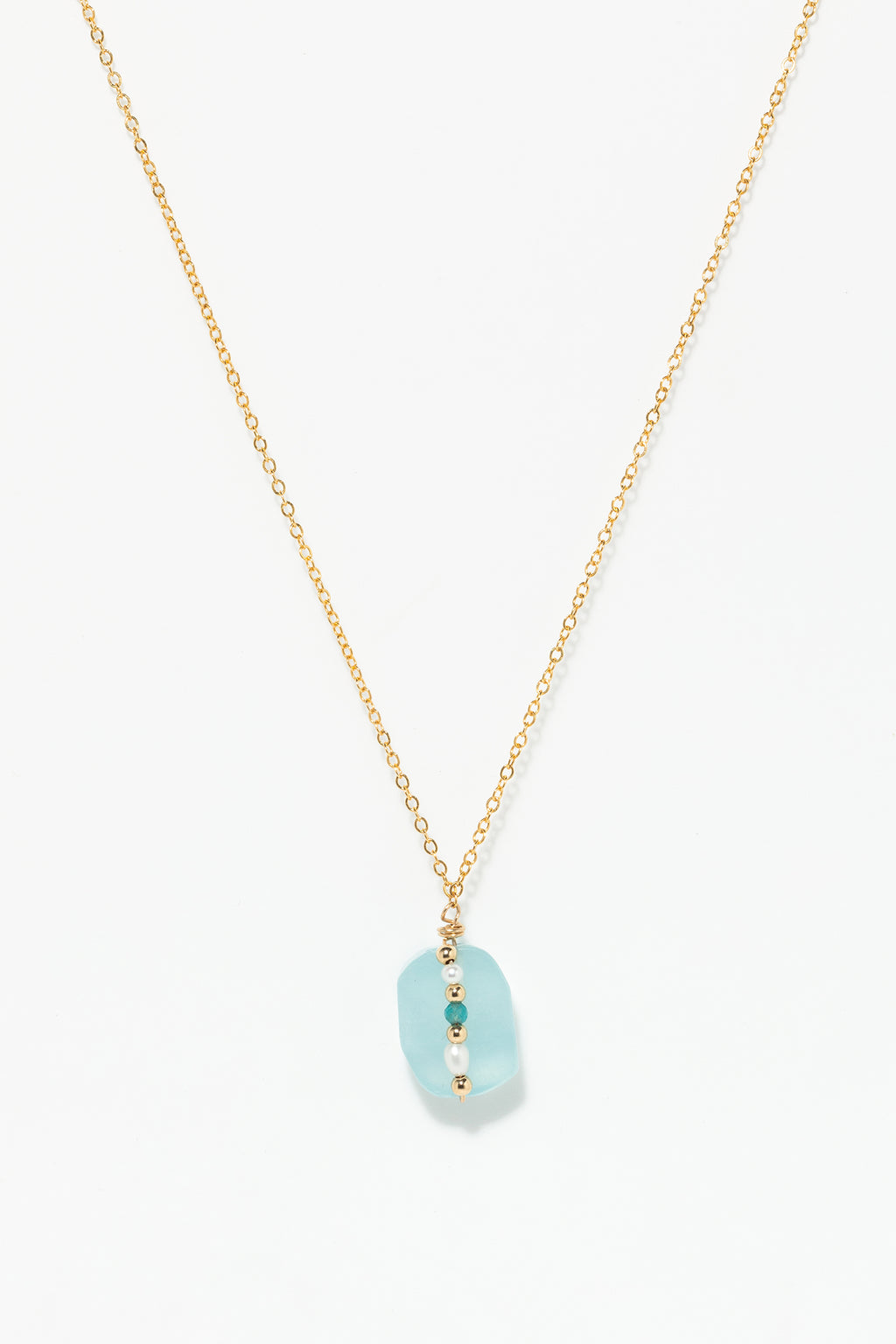 Collier Cauri - Aigue Marine
