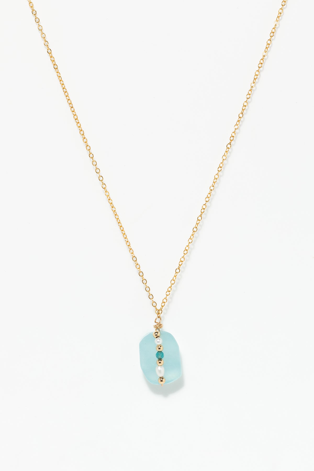 Collier Cauri - Aigue Marine