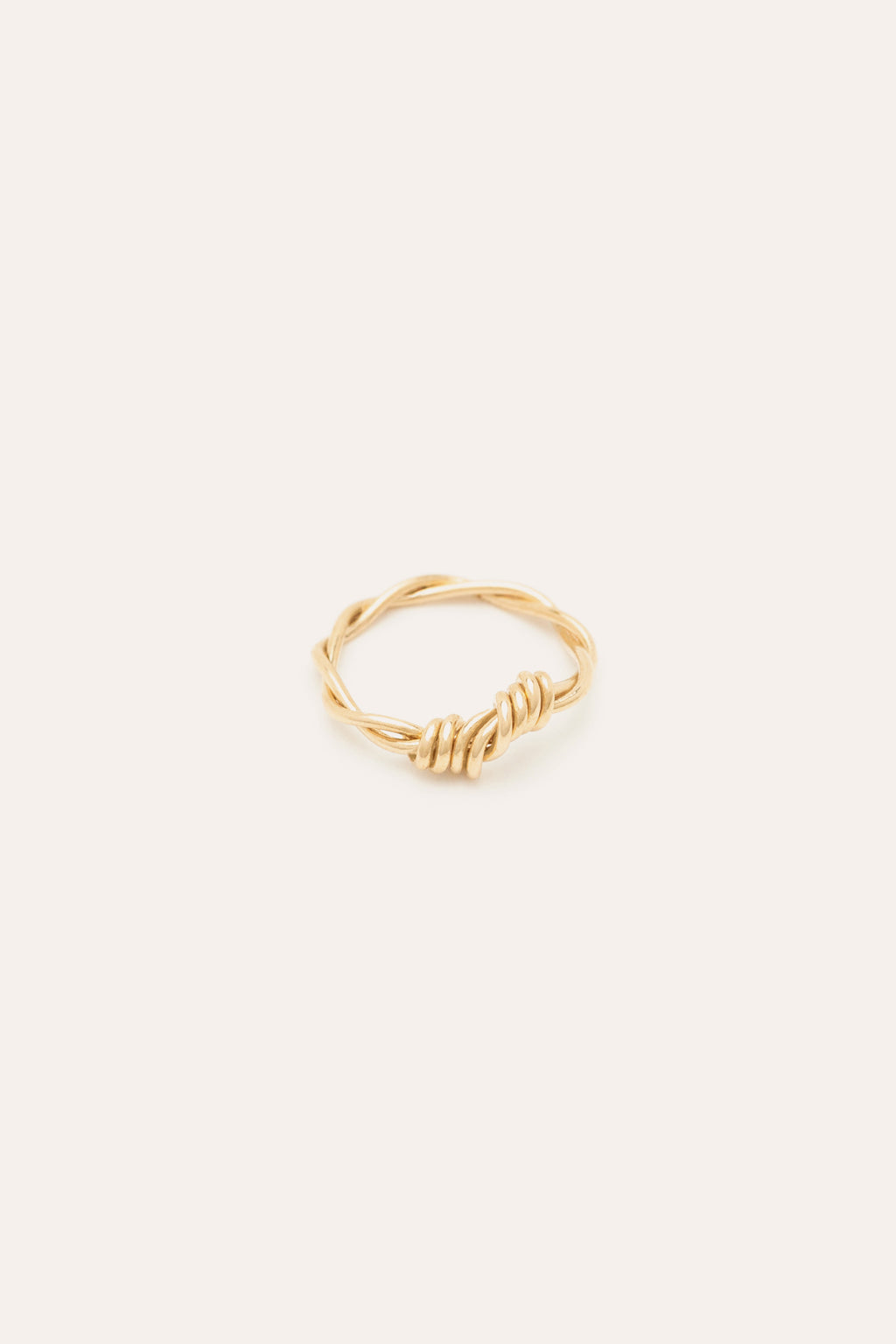 Pendentif anneau Torsade - Or 750‰