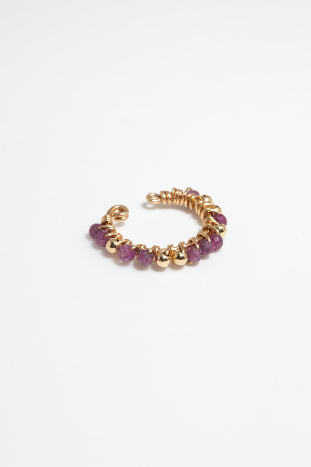 Faux piercing Frida - Rubis