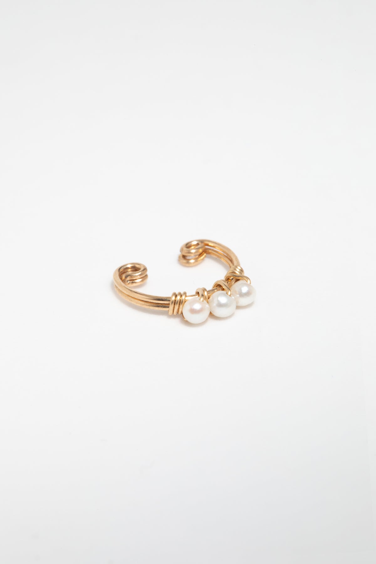 Faux piercing Théa - Perle de culture