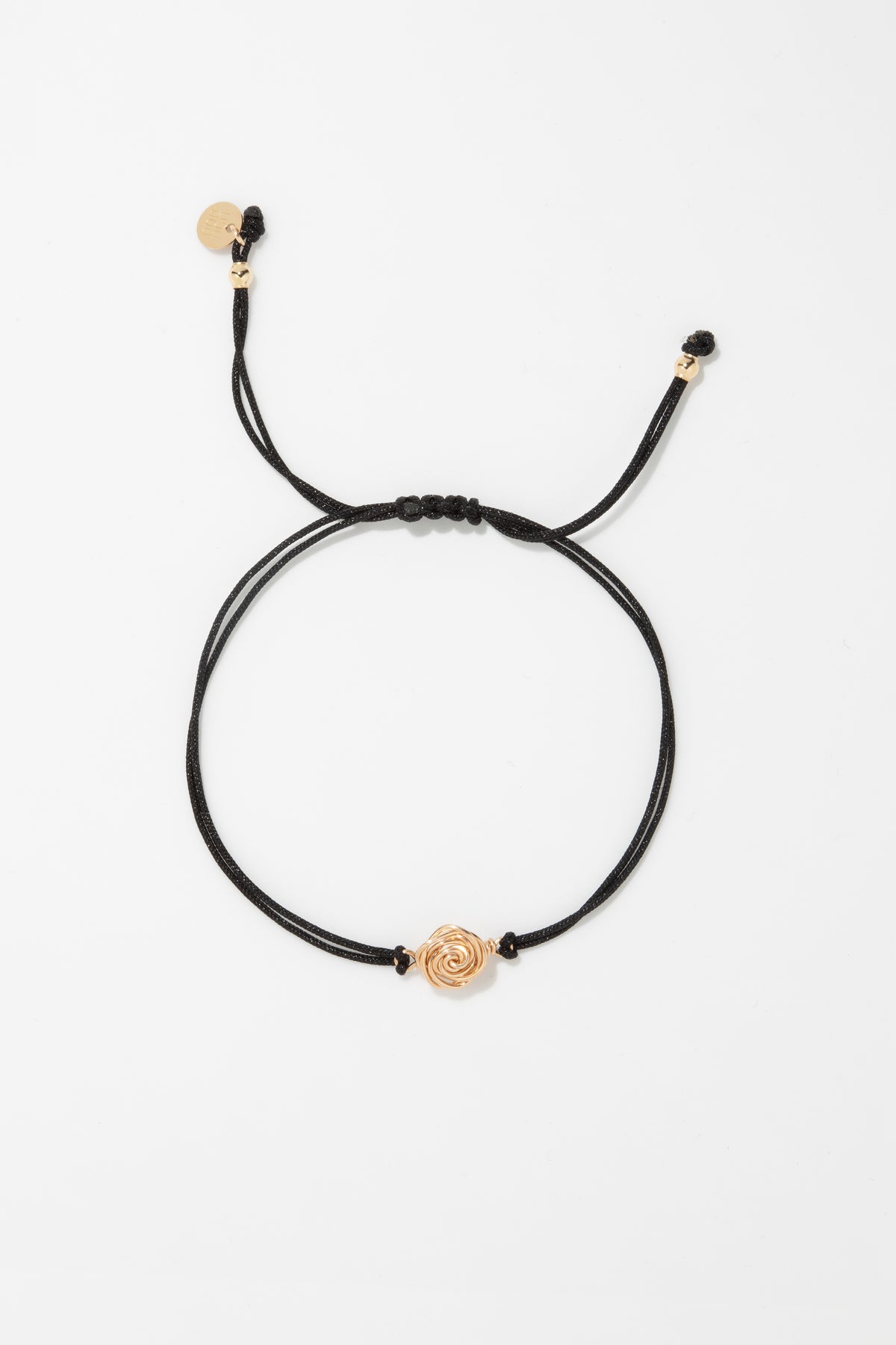 Bracelet cordon Rosa - Noir