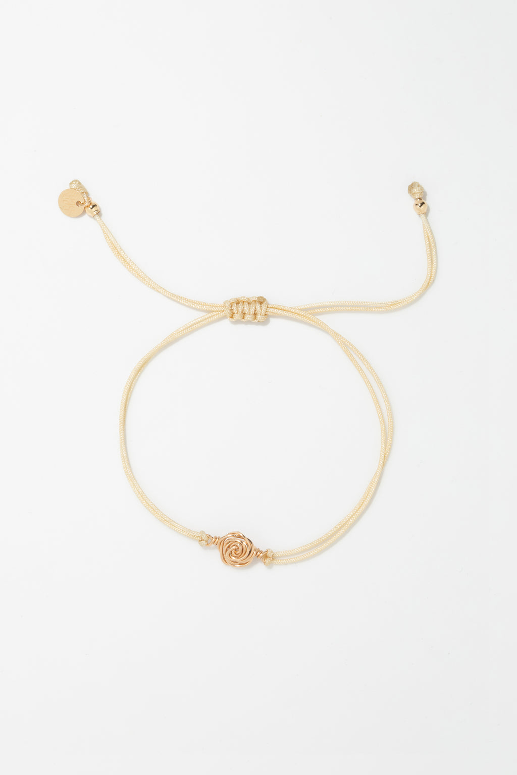 Bracelet cordon Rosa - Beige