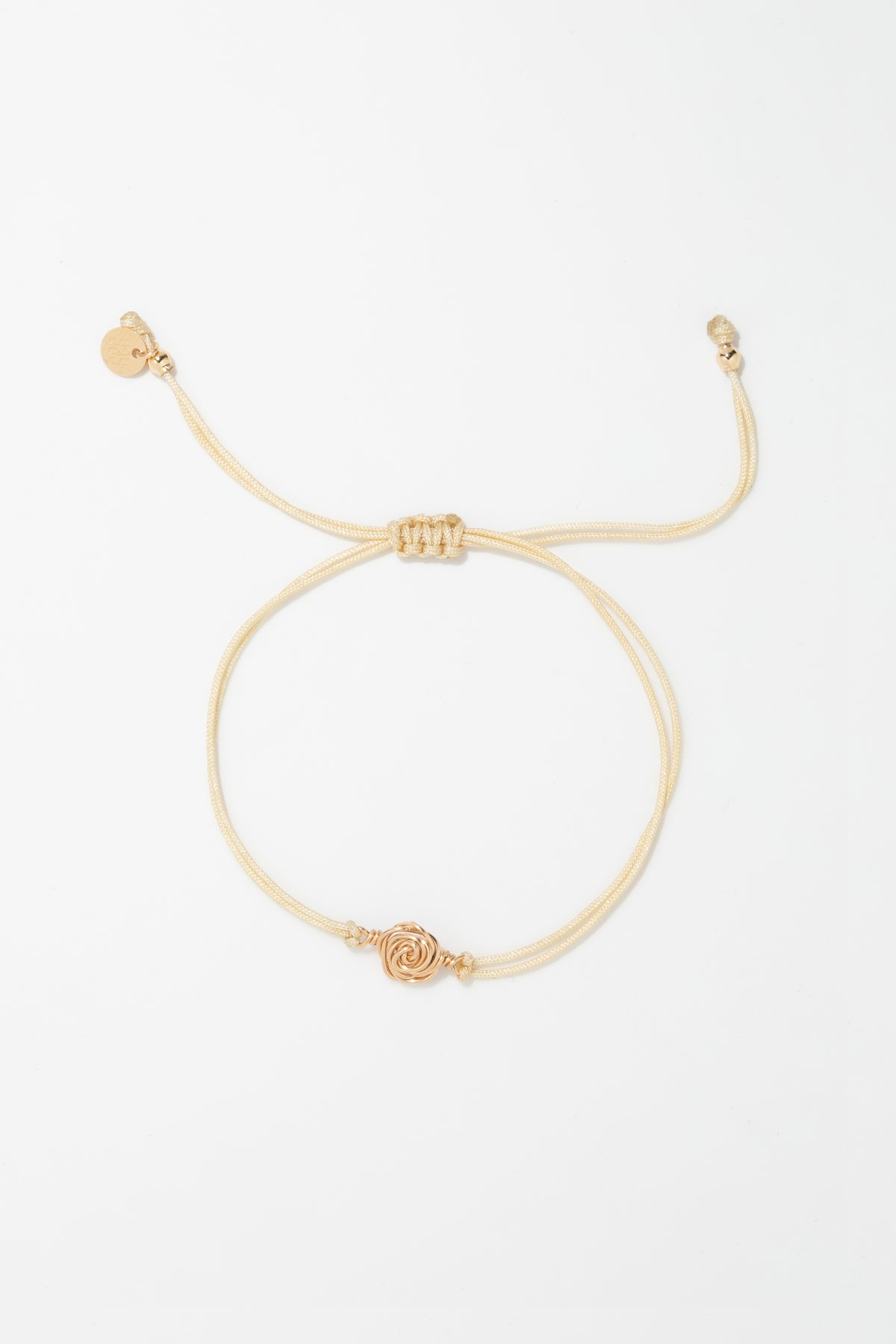 Bracelet cordon Rosa - Beige
