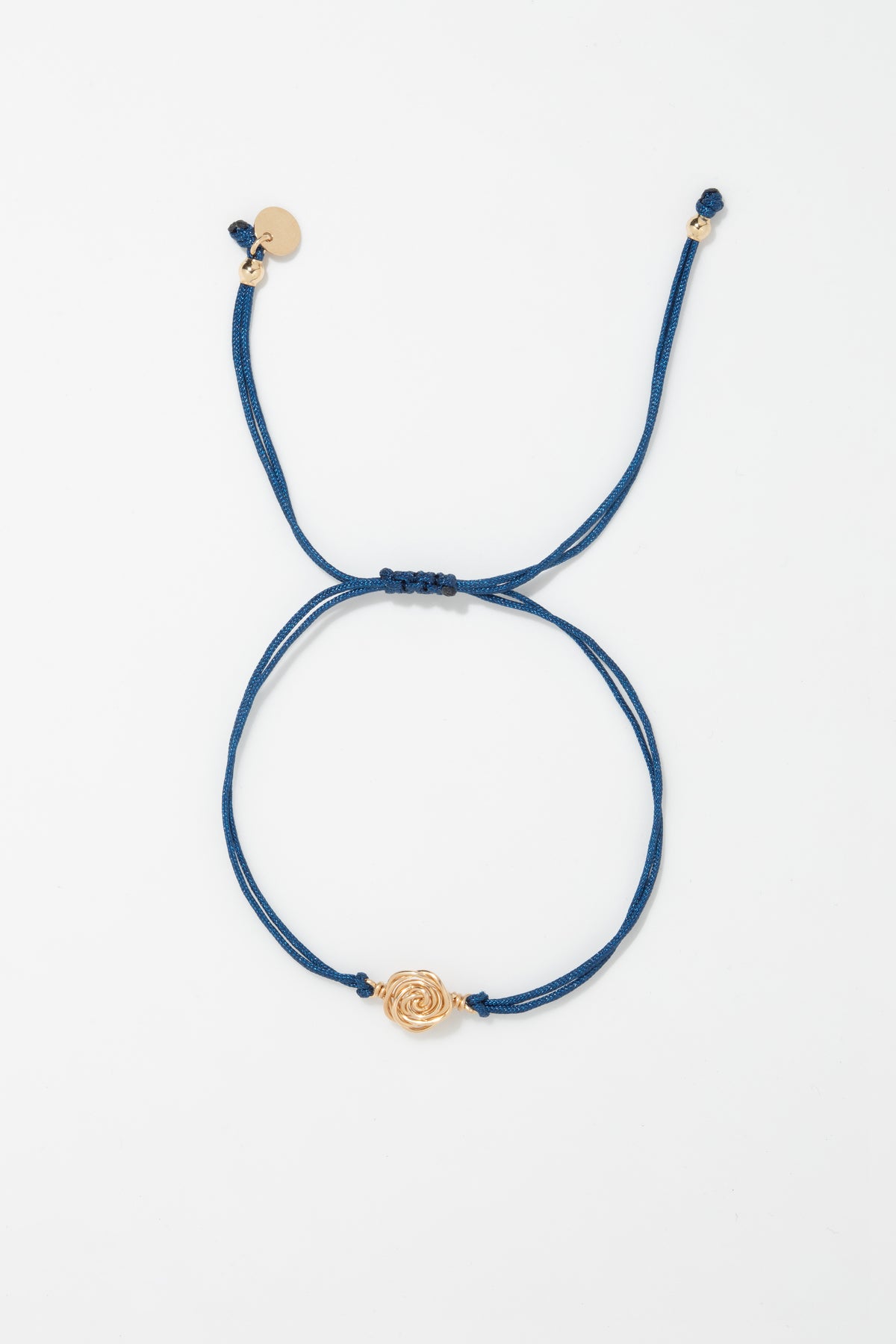 Bracelet cordon Rosa - Bleu