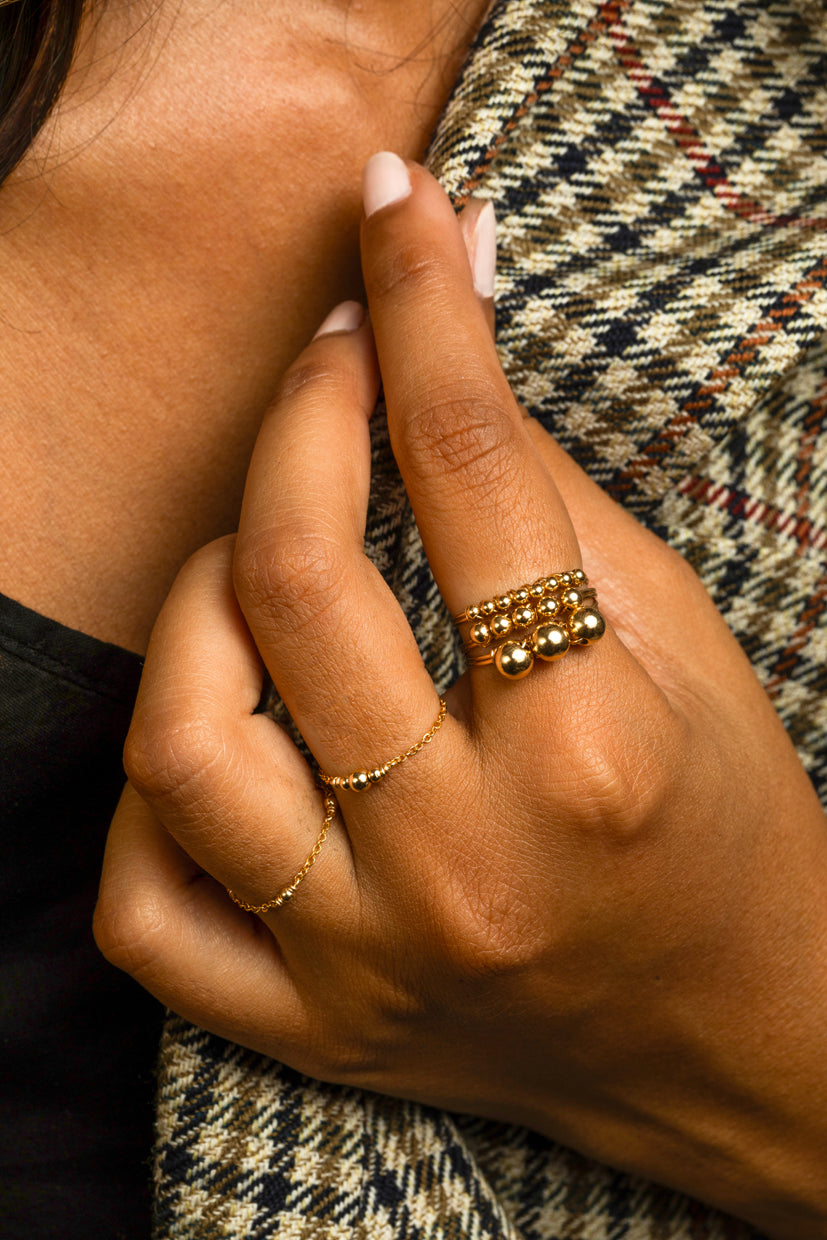 Lucky chain ring