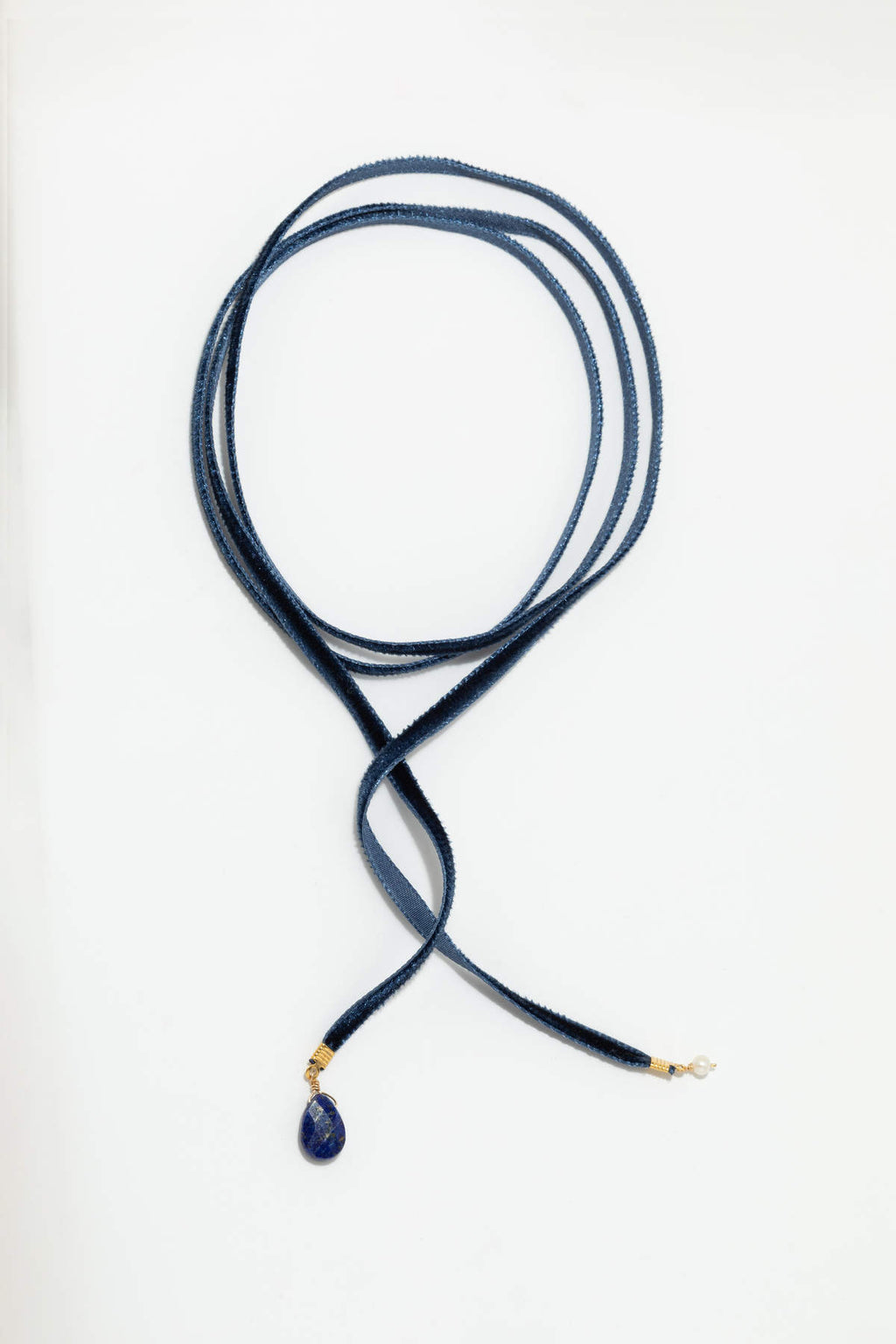 Collier Antoinette - Bleu foncé