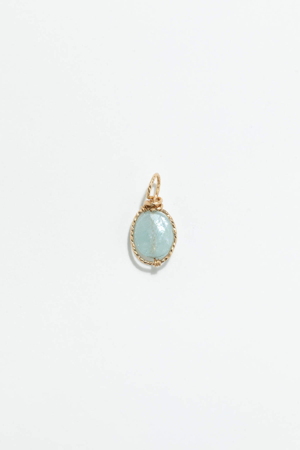 Pendentif Victoire - Aigue marine