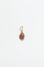 Pendentif Victoire - Quartz fraise rose