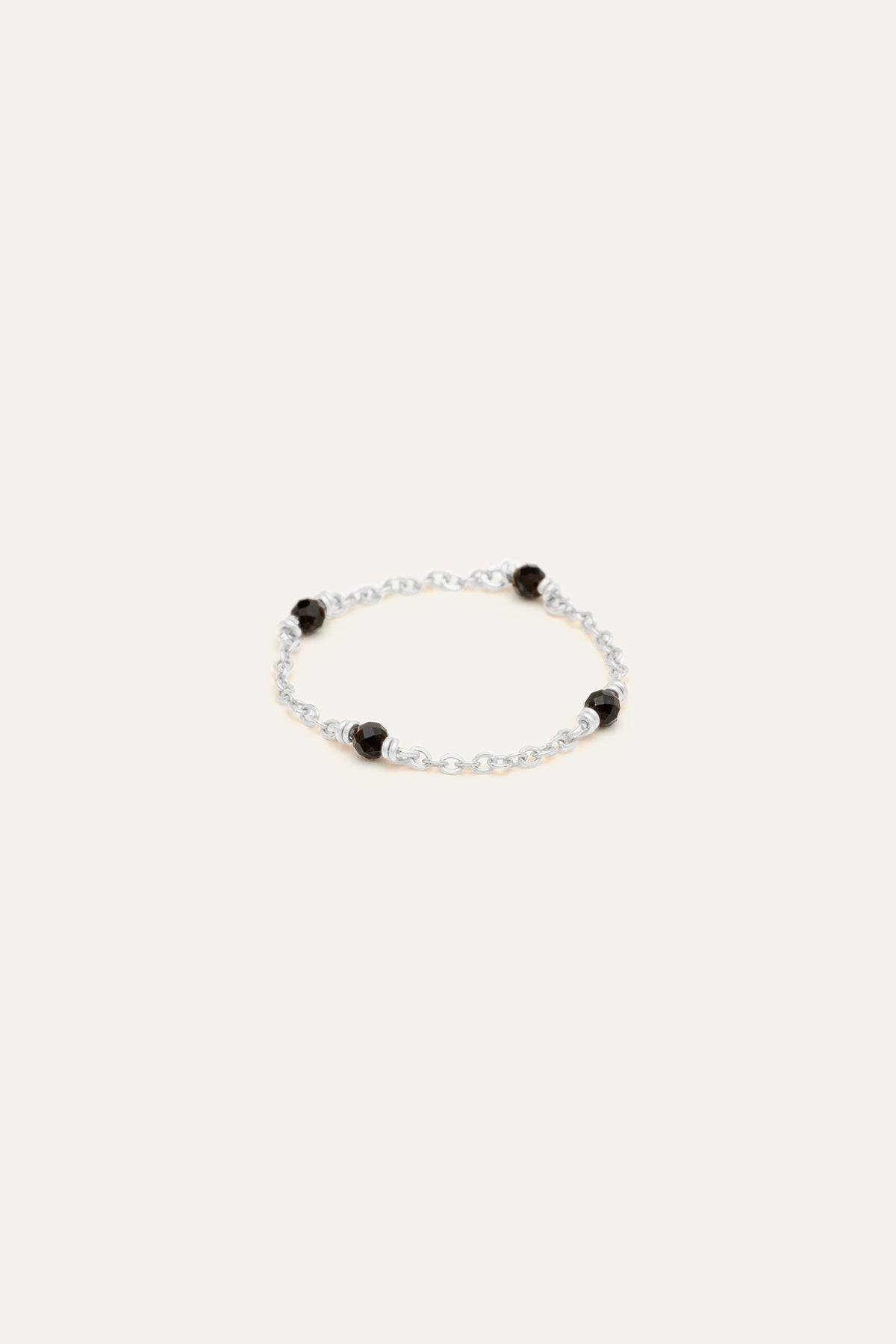Bague argent et pierres d'agates 
