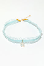 Collier Madeleine - Bleu clair