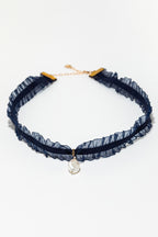 Collier Madeleine - Bleu foncé