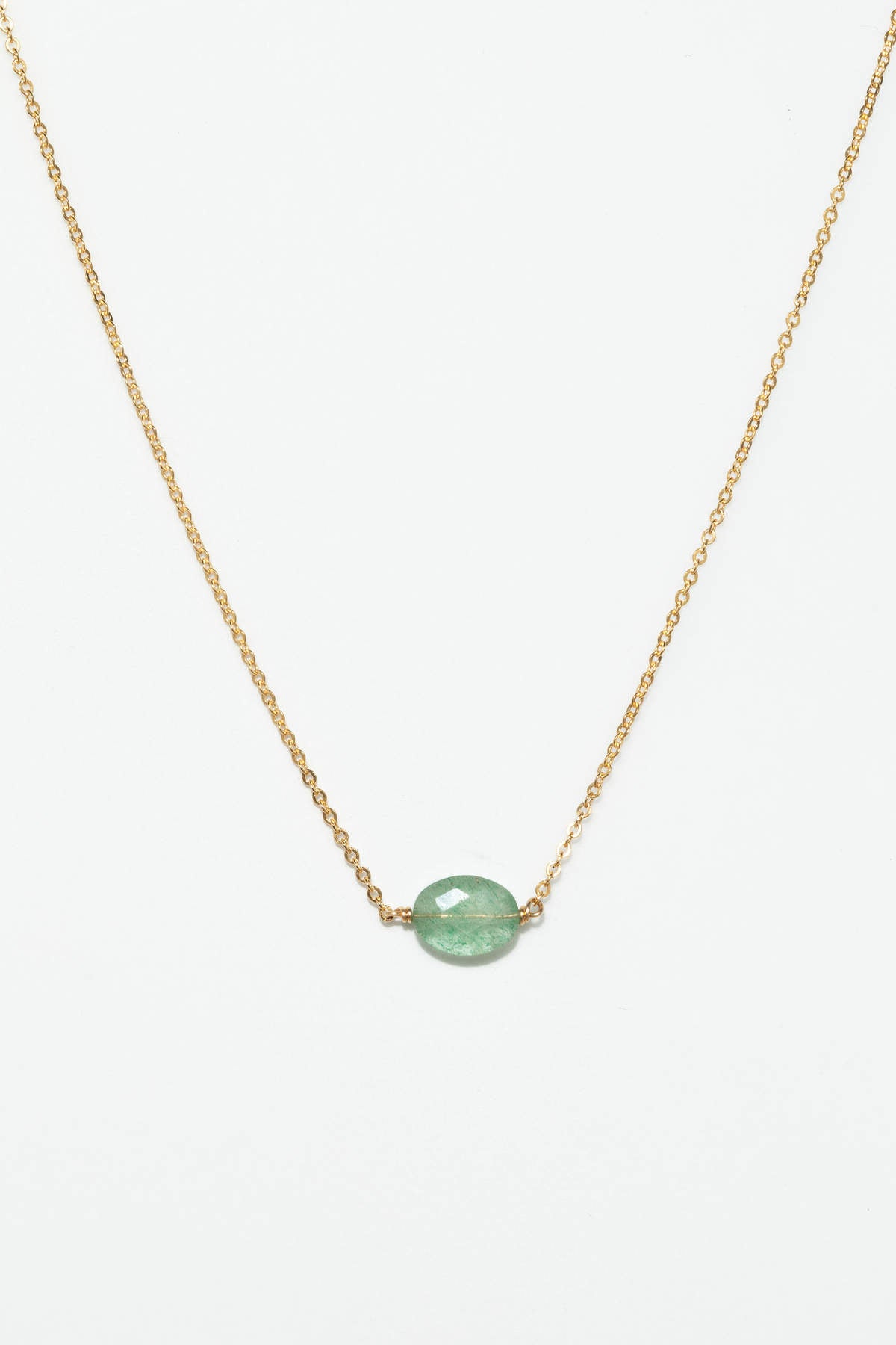 Collier Victoire - Quartz vert