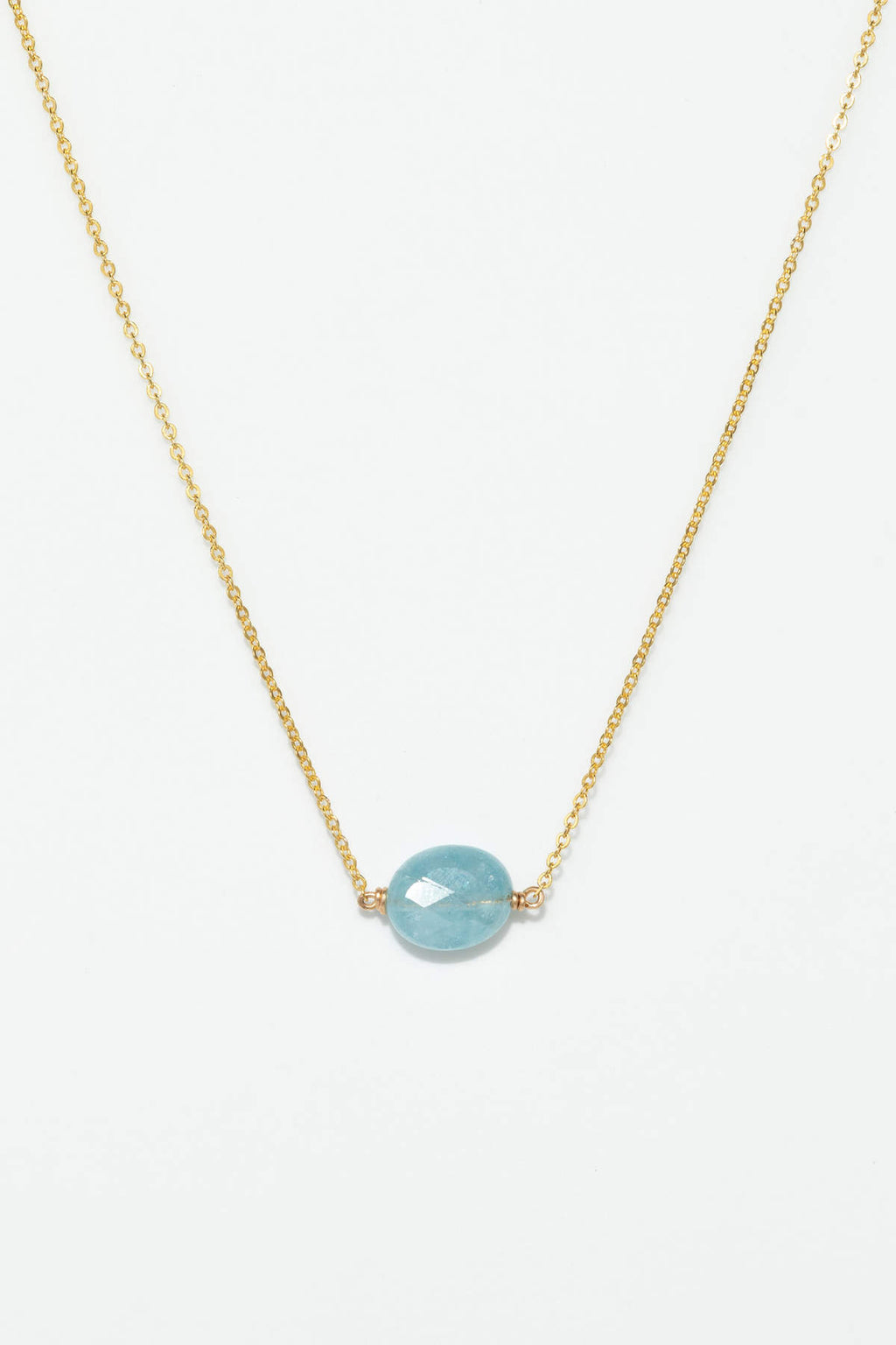 Necklace Victoire - Aquamarine