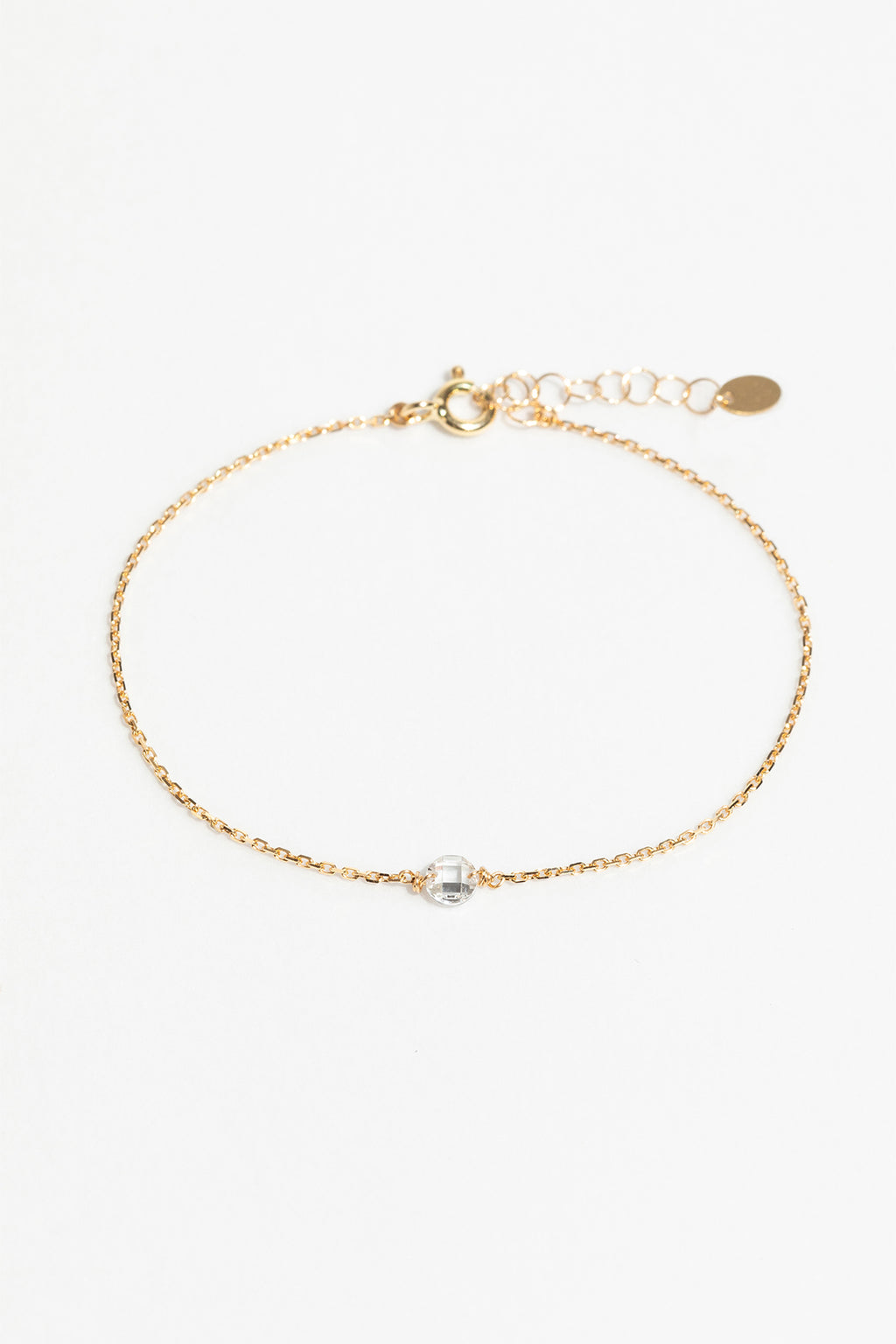 Oriana chain bracelet - 750‰ gold White diamond