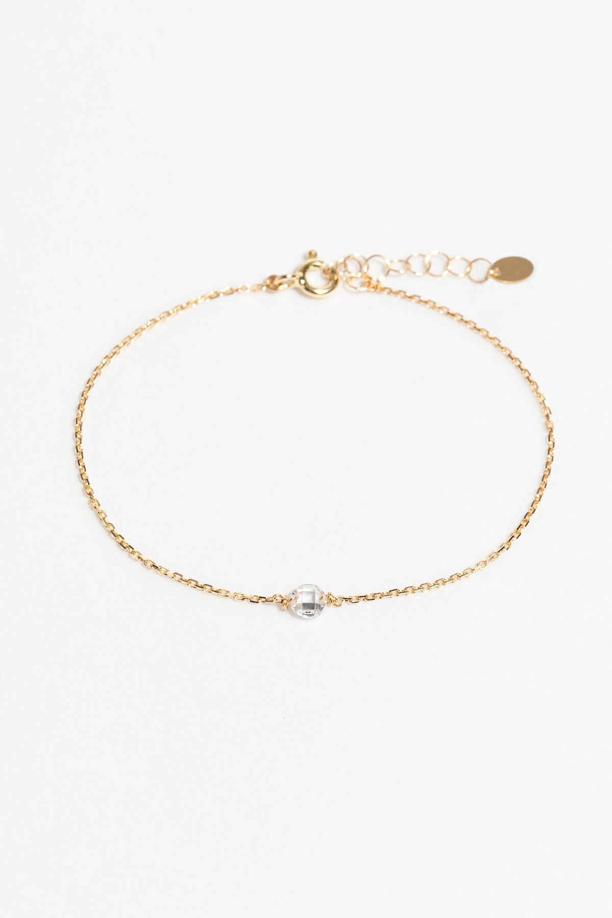 Oriana chain bracelet - 750‰ gold White diamond