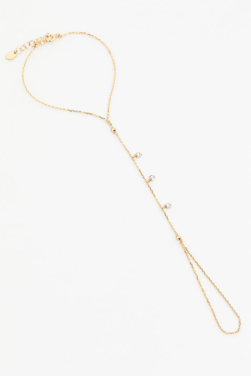 Sofia hand jewel - 750‰ gold White diamond