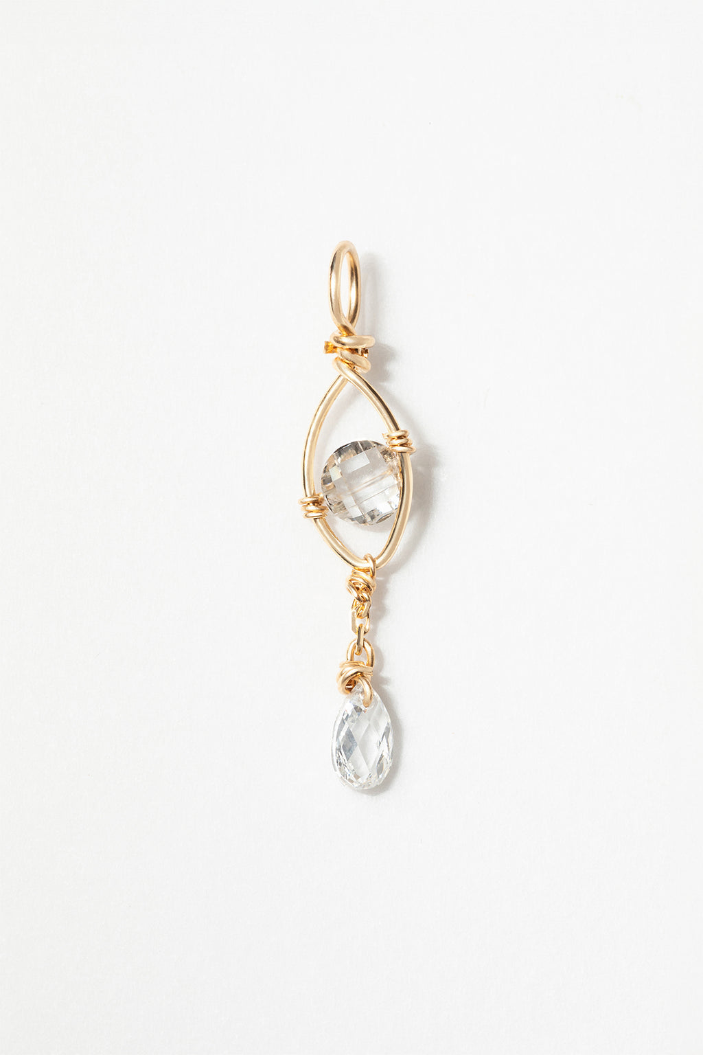 Pendentif Kamsa- Or 750‰ Diamant blanc