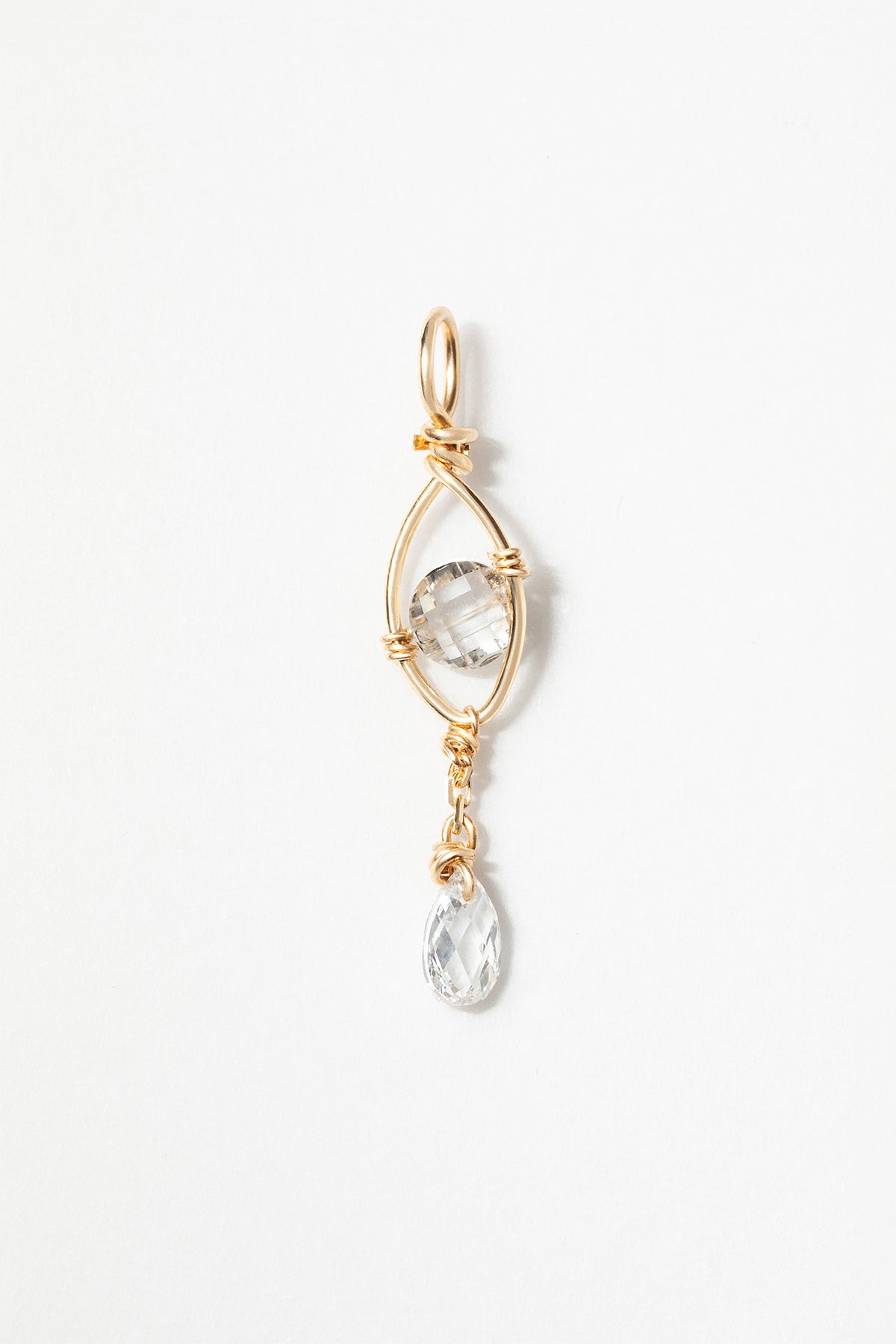 Pendentif Kamsa- Or 750‰ Diamant blanc