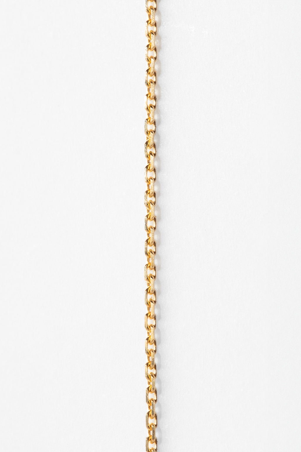 Oriana short necklace - 18k gold with white diamond