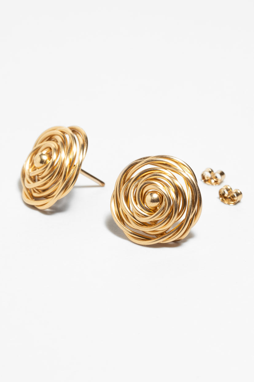 Grandes puces Rosa - Or
